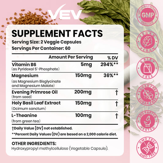 VEV DeepCalm Magnesium Complex for Women – Magnesium & Stress Relief Support