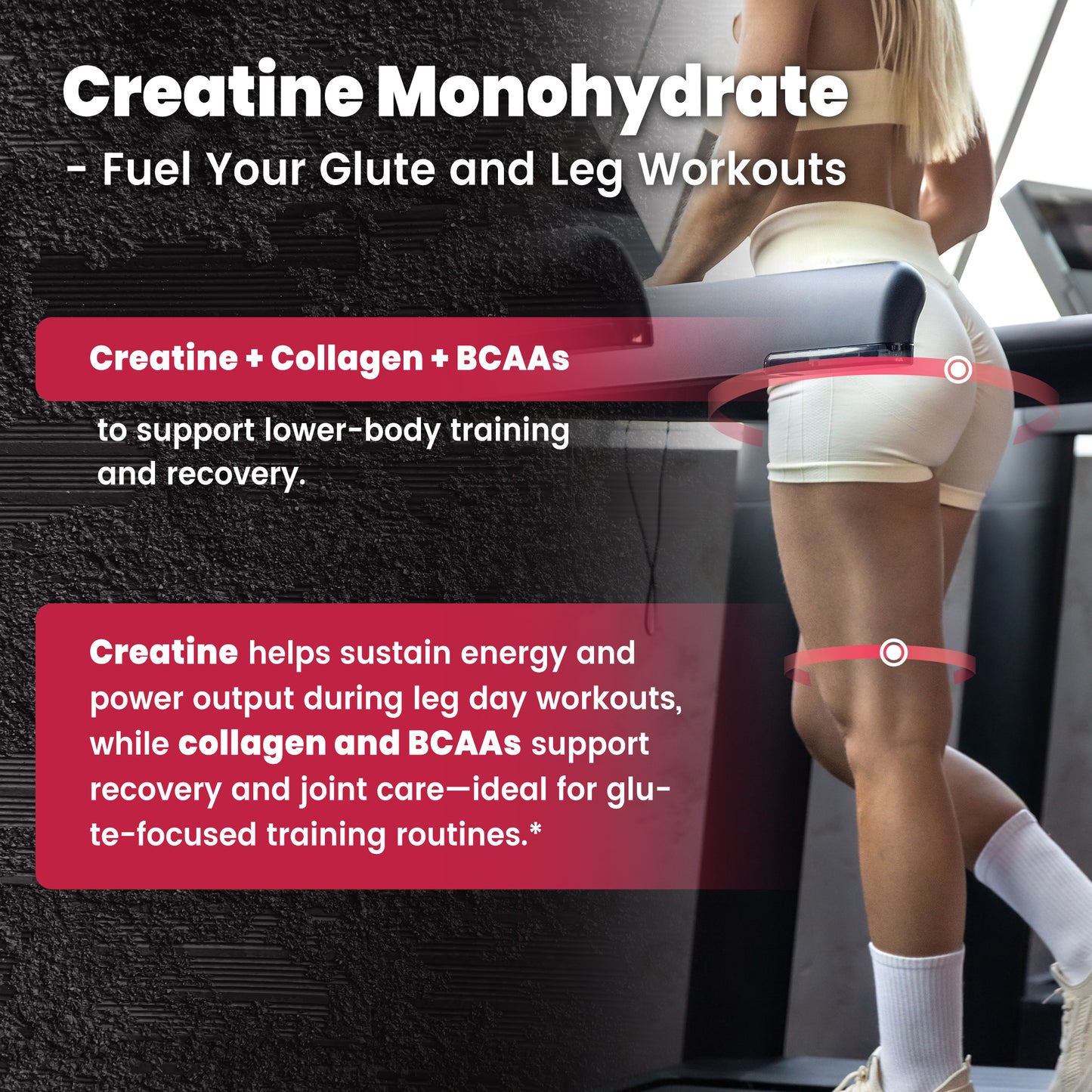 VEV Creatine Monohydrate Powder 5000mg with Collagen & BCAAs 2:1:1 – Creatine for Women, Supports Muscle Definition, Recovery, Energy & Workout Performance – Unflavored, Sugar-Free, 9.5oz, 30 Servings