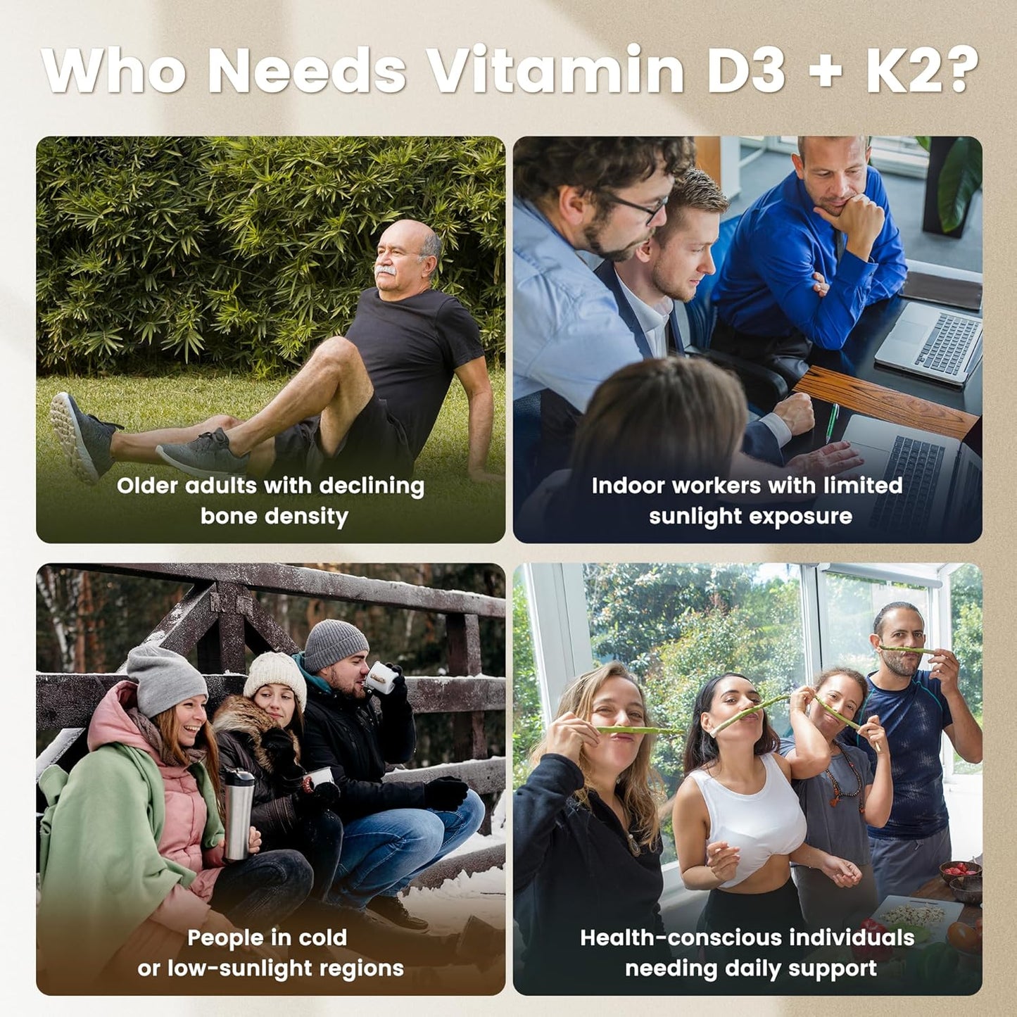 VEV Vitamin D3 K2 10000 IU, 300 Coconut Oil Softgels
