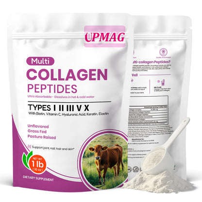 UPMAG Multi Collagen Peptides Powder