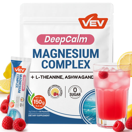 VEV DeepCalm Magnesium Drink Powder – 30 Ct