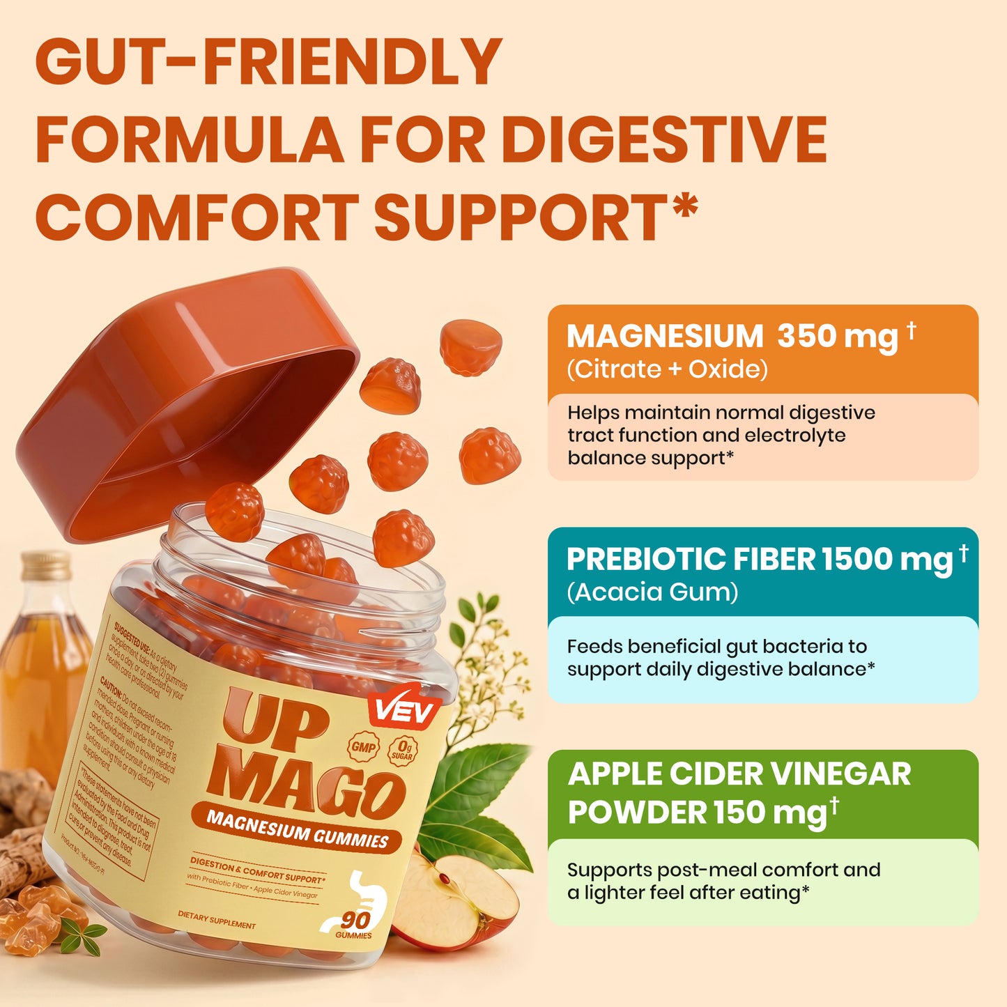 VEV UPMAGO Magnesium Citrate Gummies