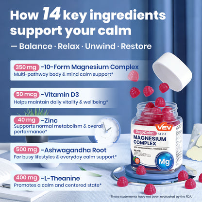 VEV Magnesium Complex Gummies