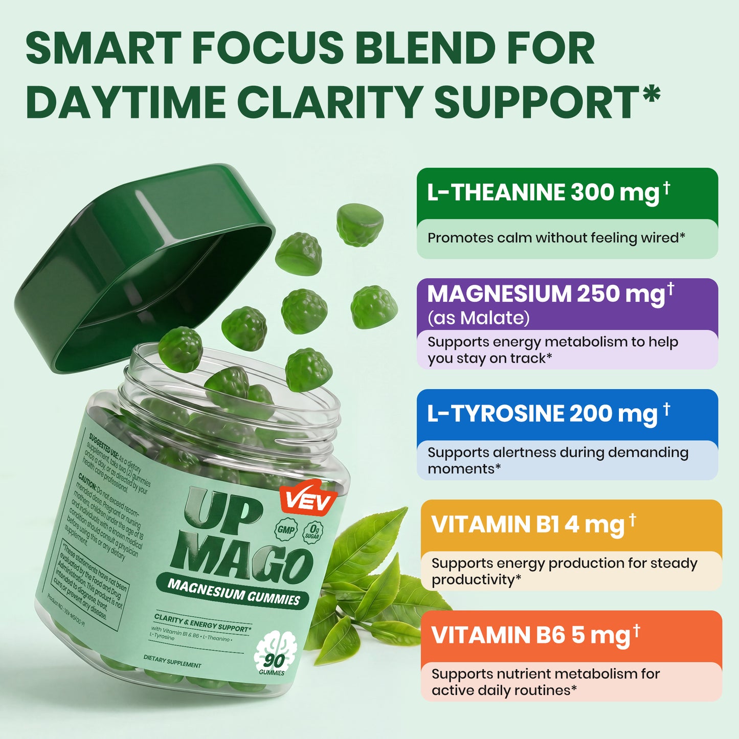 VEV UPMAGO Calm Magnesium Gummies