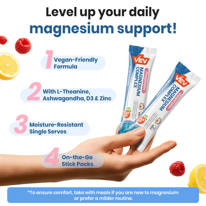 VEV DeepCalm Magnesium Drink Powder – 30 Ct