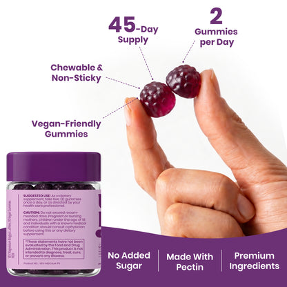 VEV UPMAGO Bisglycinate Magnesium Gummies