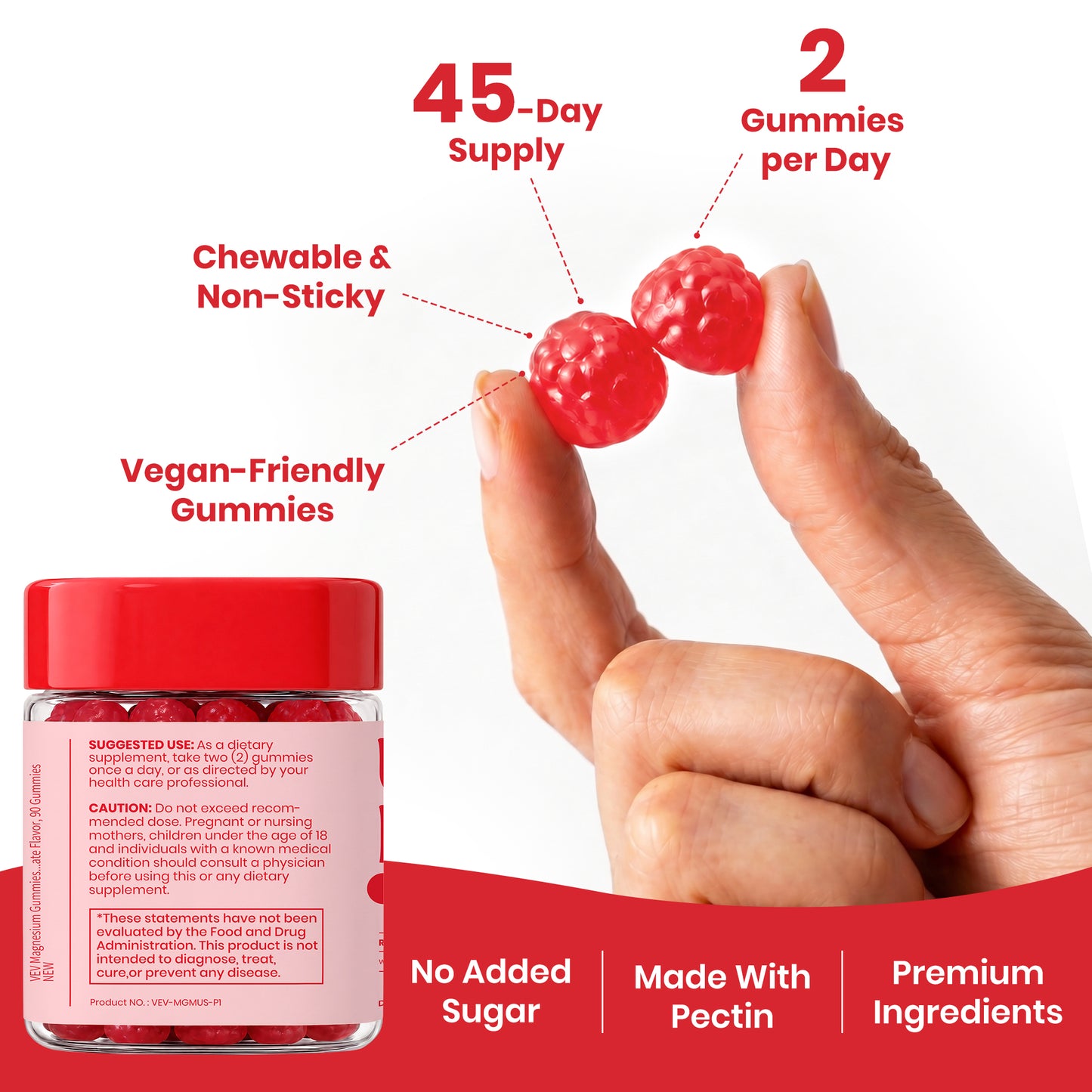 VEV UPMAGO Post-Activity Magnesium Gummies