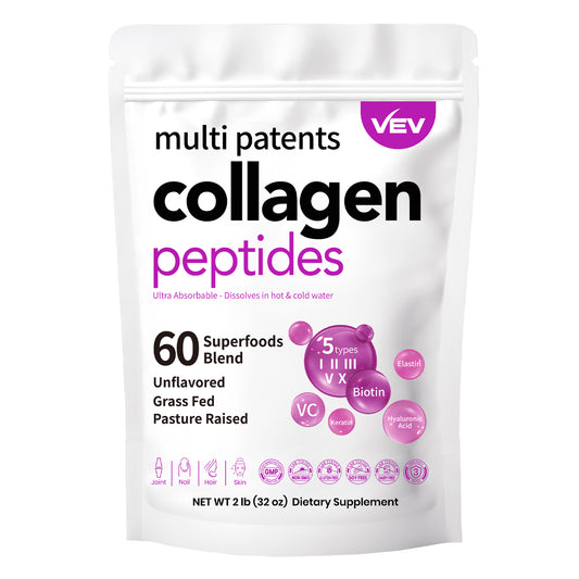 VEV Multi Collagen Peptides Powder - 32Oz
