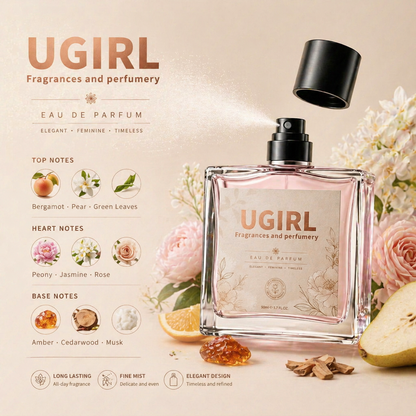 UGIRL Eau de Parfum for Women, Elegant Feminine Fragrance with a Timeless Scent