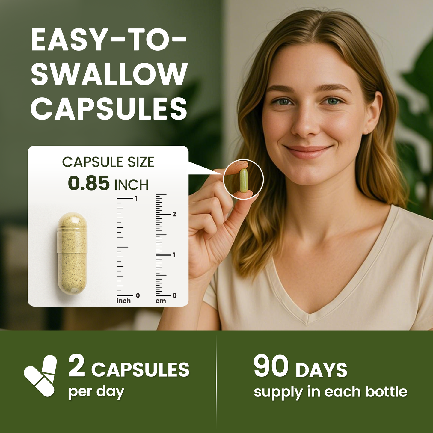 VEV Moringa Powder Capsules