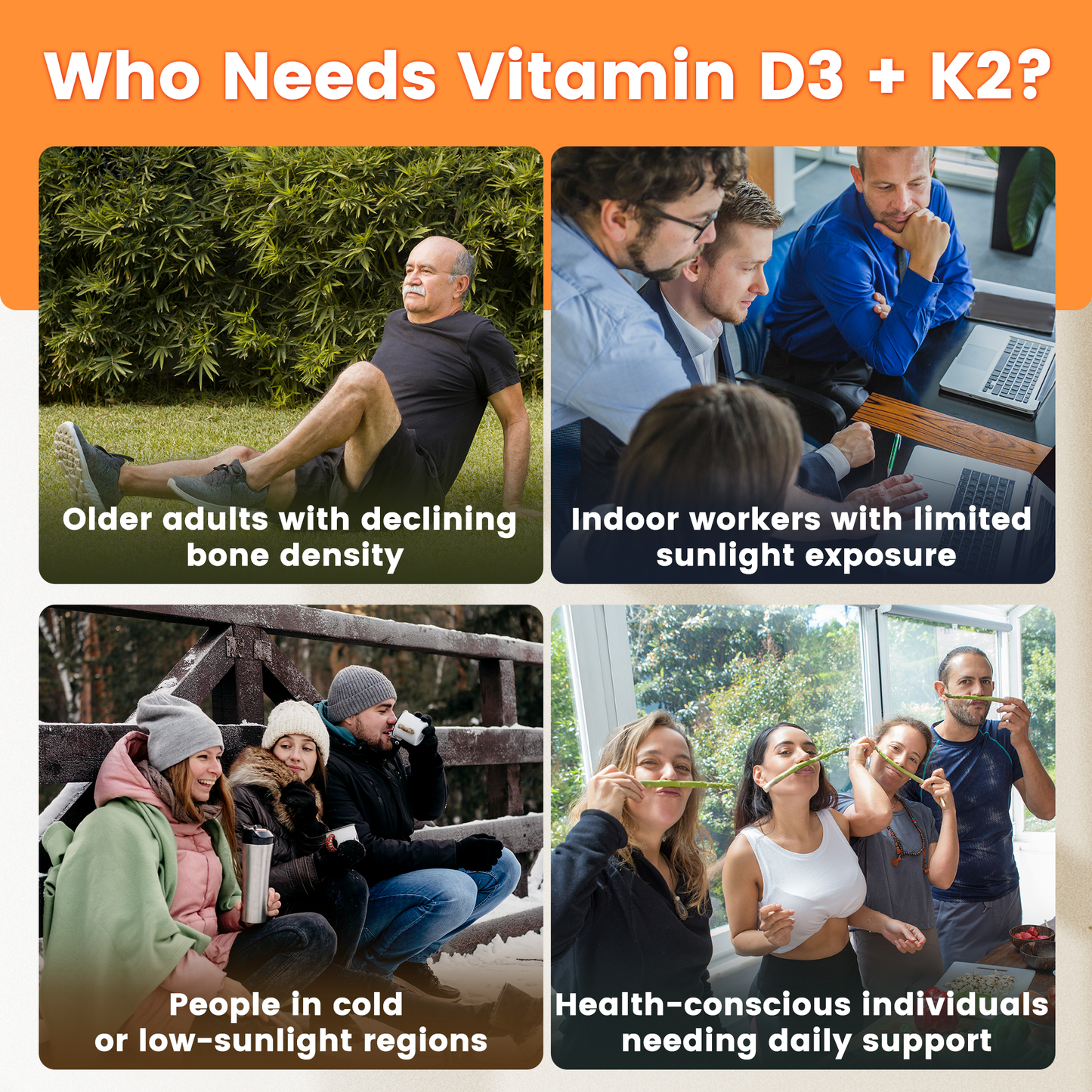 VEV Vitamin D3 K2 Magnesium Zinc Citrate 300 Softgels