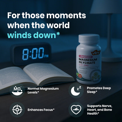 VEV DeepCalm Magnesium and Zinc Capsules