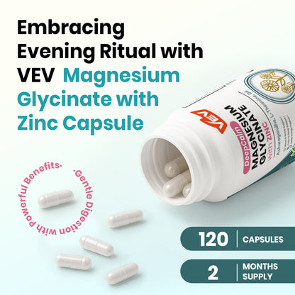 VEV DeepCalm Magnesium and Zinc Capsules