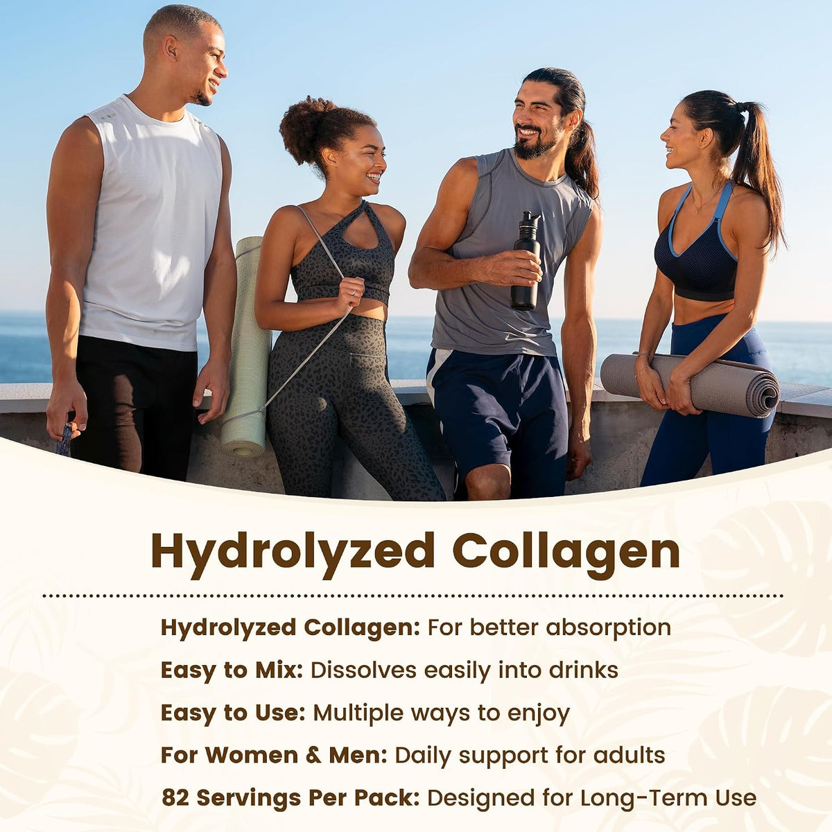 VEV Multi Collagen Peptides Powder - 32Oz