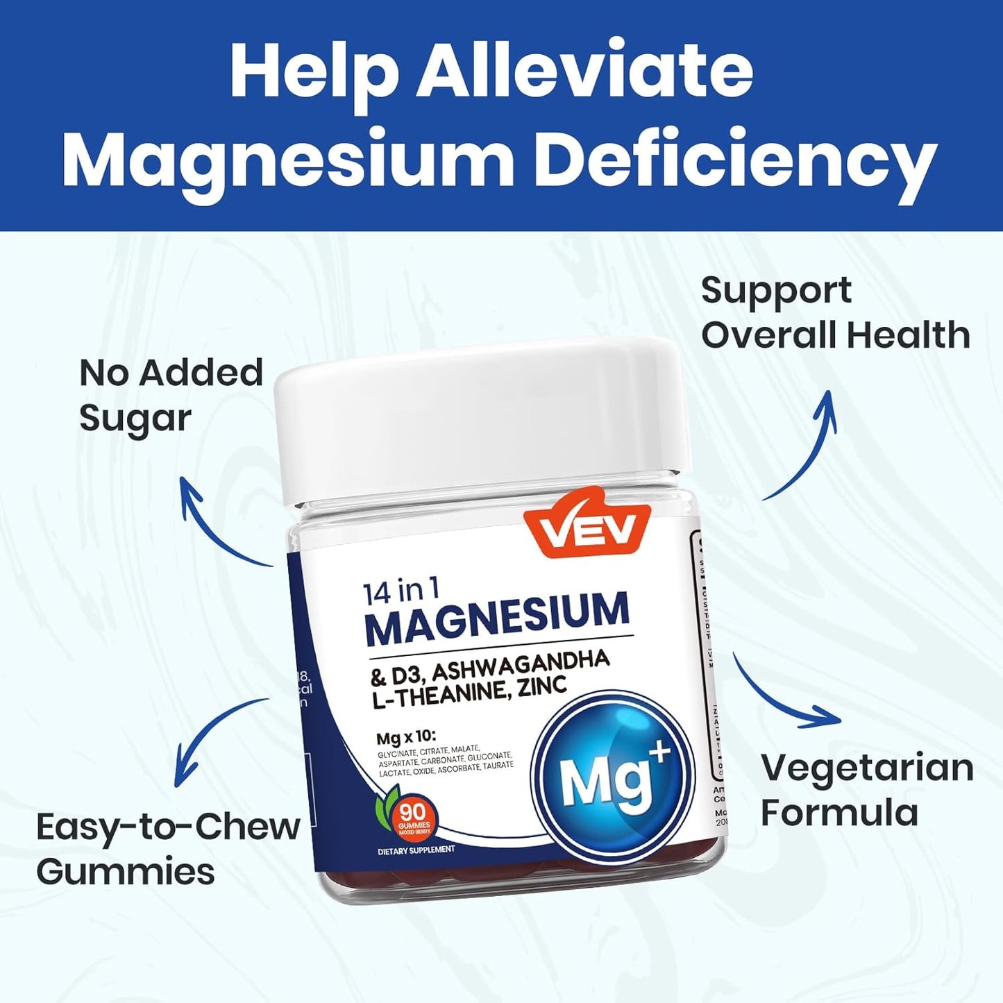VEV Magnesium Complex Gummies