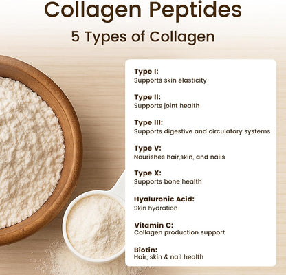 VEV Multi Collagen Peptides Powder - 32Oz
