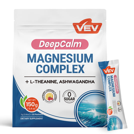VEV DeepCalm Magnesium Drink Powder – 30 Ct