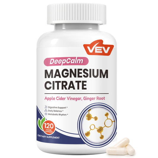 VEV DeepCalm Magnesium Citrate – Gentle Digestive & Muscle Support
