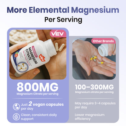 VEV DeepCalm Magnesium Citrate – Gentle Digestive & Muscle Support
