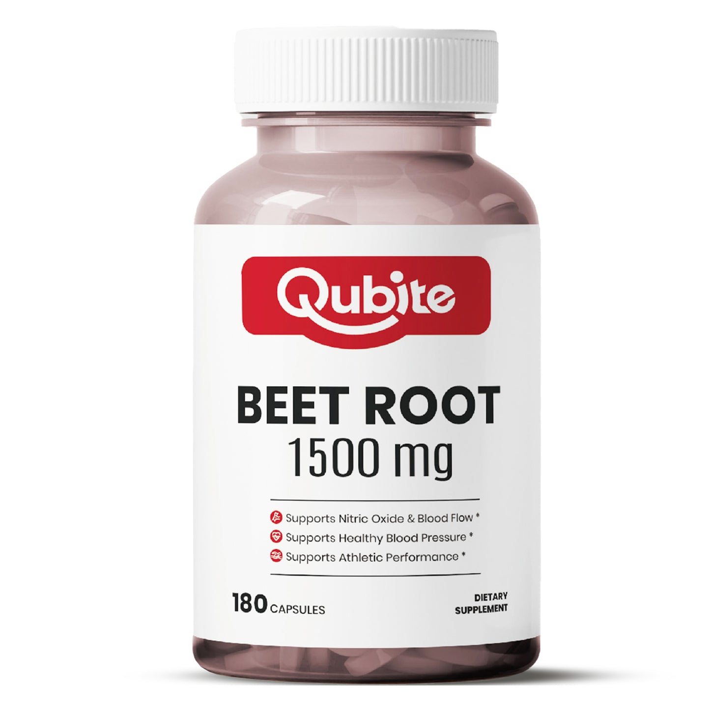 Qubite Beet Root 1500 mg, 180 Capsules
