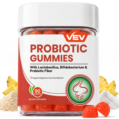 VEV Probiotics for Women Gummies, 5B CFU per Serving, 90 Count