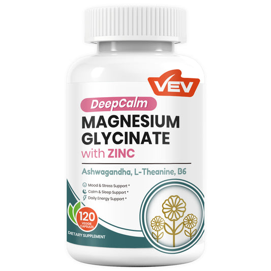 VEV DeepCalm Magnesium and Zinc Capsules